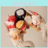 Cute Food Plush Toy Set With Hamburger Pancake Roujiamo Stuffed Animal Gift For Kids