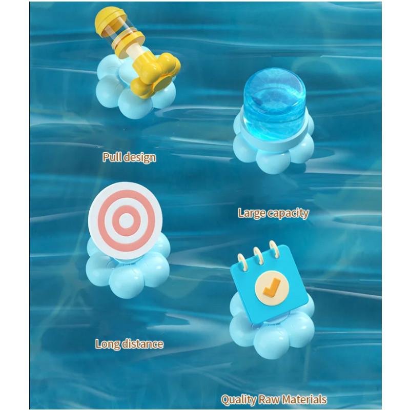 Fireworks Spray Water Pull-Back Water Gun Outdoor Splash Games for Pool Lawn Activities Kids Summer Interactive Water Spray Toys