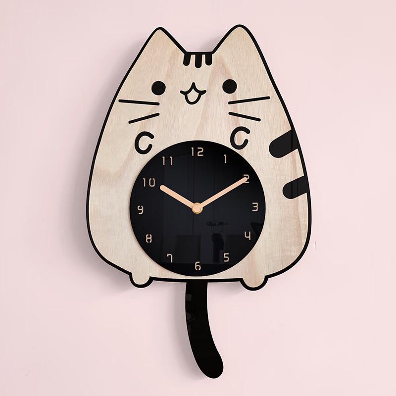 

Oujiewang Wooden Cartoon Decorative Wall Clock
