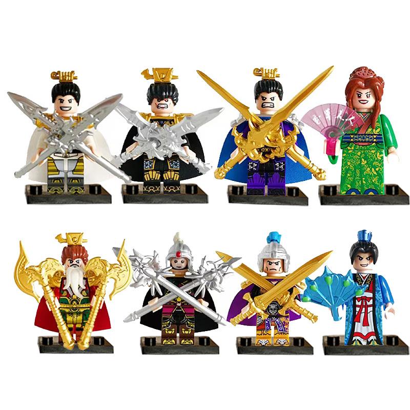 Three Kingdoms Xiaoxia Series Ancient Chinese Generals And Soldiers Doll Children'S Assembled Building Block Toy