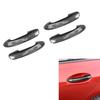 Authentic Car ABS Carbon Fiber Outer Side Door Handle Cover Trim For Mercedes Benz C Class W206