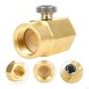 Bottle Cylinder CO2 Refill Connector Adapter Accessories,Compact,Practical Replacement with 2000PSI
