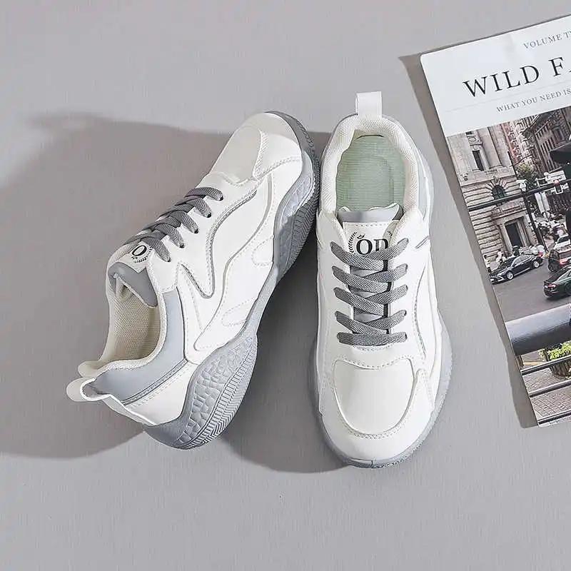 High Sole 36 Ankle Sneakers Women Health Shoes Beige Ankle Boots Sport Wide Fit Krasofka Teni Trendy Hypebeast Deals