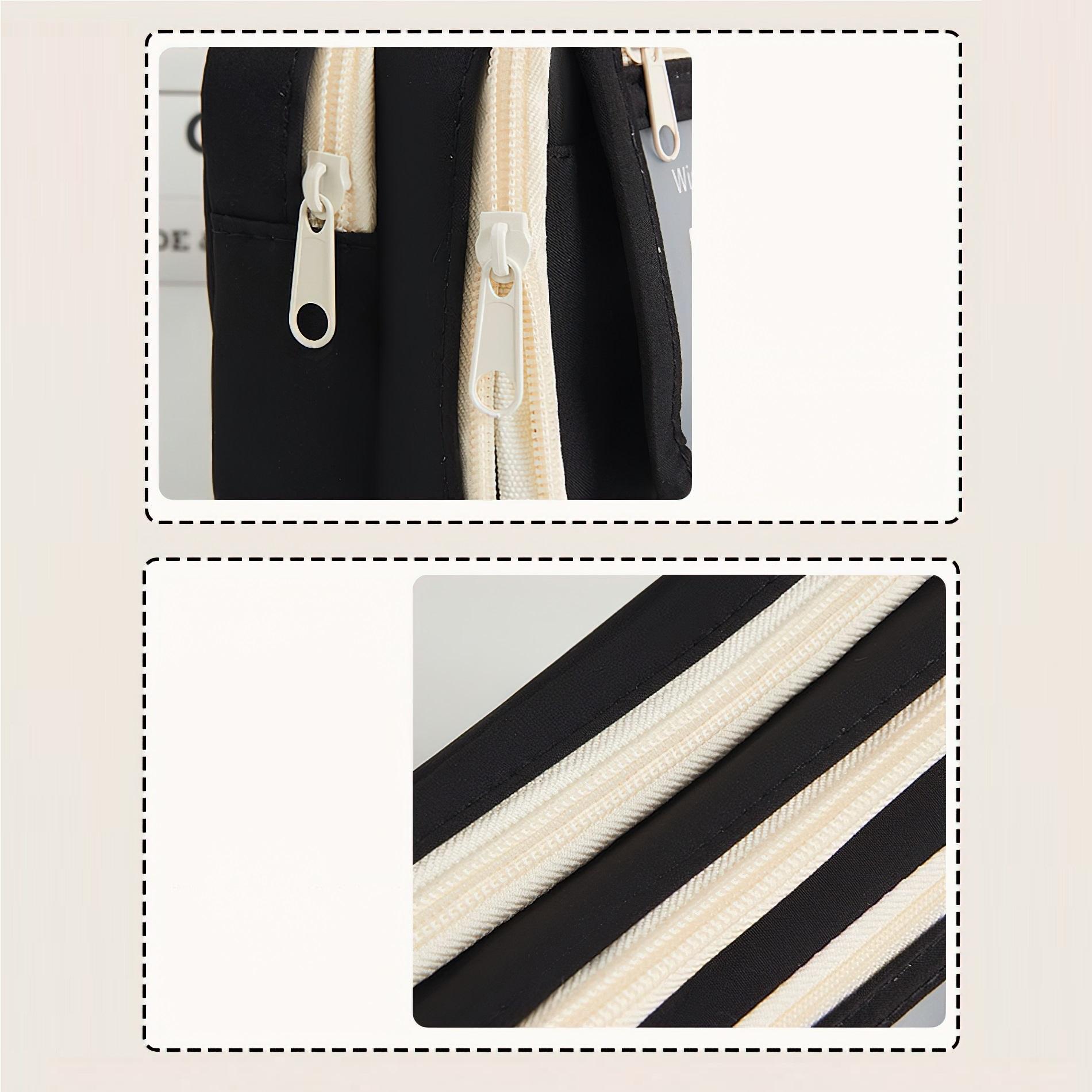 Luck Wish Pencil Bag Pen Case Flip Cover Матовый передний карман для хранения — фото 8