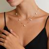Summer Pearl Gypsy Necklace Titanium Steel Necklace Does Not Fade Temperament Super Immortal Necklace