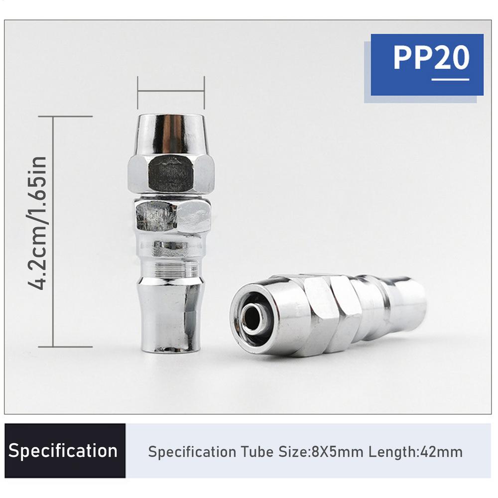 1PCS Air Compressor Hose Fittings Iron Pressure Resistance 1Mpa Pneumatic Air Tool Male and Female Plug Pneumatic Connector