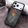 Flower Heart Phone Case for iPhone 17 16 15 Pro Max Air 14 13 12 11 Plus Shockproof Cover