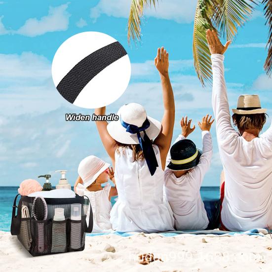 

Пляжная сумка Видимые товары для улицы С несколькими карманами Сетчатая сумка для хранения косметики Полезный магазин с несколькими карманами