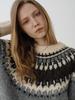 More Like It Wool Nordic Hairy Pullover Grey