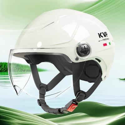 2025 Motorcycle Helmet MEN Woman Electric Motor Scooter Bike Open Face Half Helmet Anti Safety Hat Bicycle Cap With Goggles