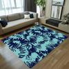Boho Batik Teppich Rutschfest Abstraktes Muster Bodenmatte Fußmatte Waschbar Vintage Teppich für Eingangsbereich Wohnzimmer Spielzimmer