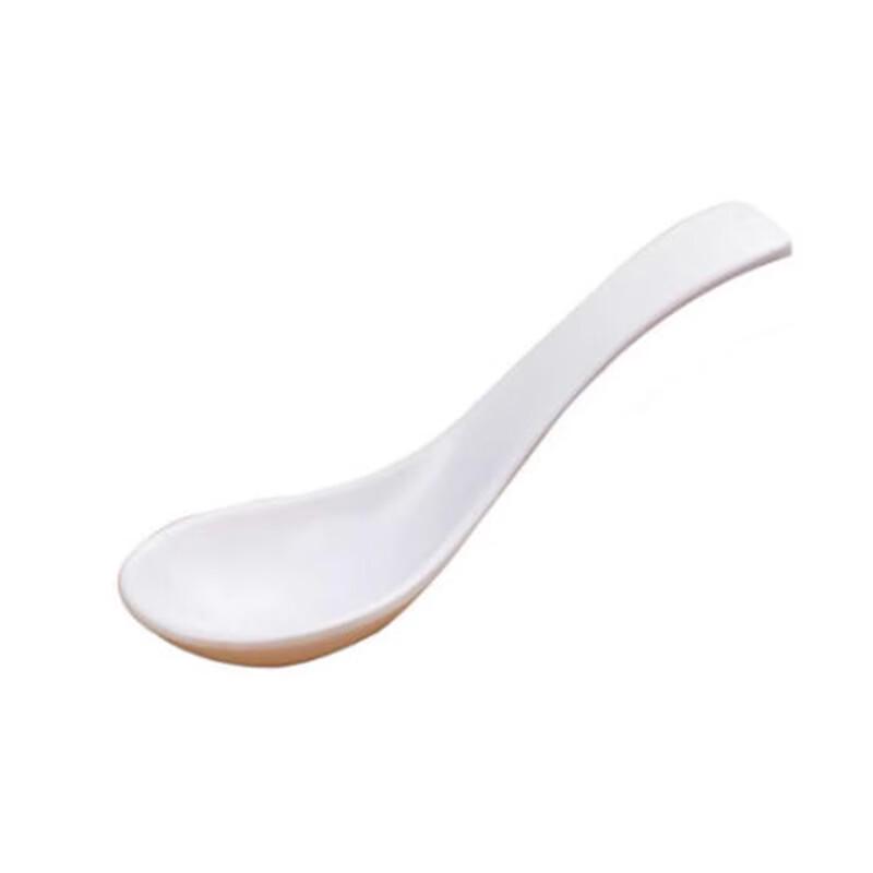 Langshen White Melamine Cup Set with Spoons