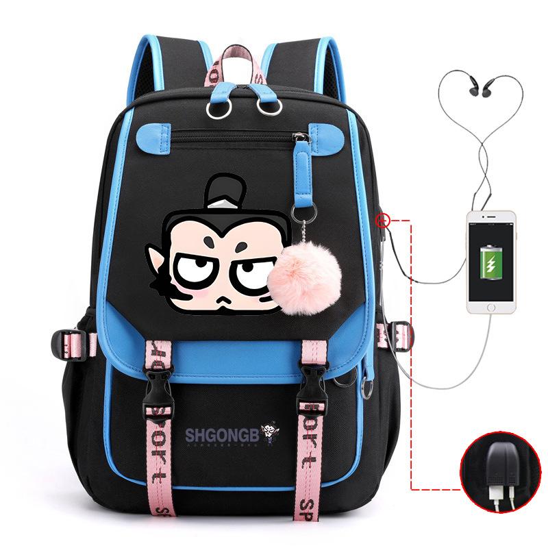 Movie Shengong Leopard Shiji Empress Cartoon School Bag Primary and Secondary School School Bag Large Capacity Campus Versatile Leisure Backpack