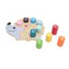Kinder Holzpuzzle Frühe Bildung Formerkennung Farbklassifizierung Igel Zahlenspiel