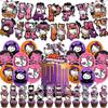 Cat Birthday Theme Party Decorations Banner Cake Flag Set