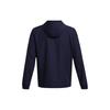 Under Armour Sportstyle Hooded Printed Letter Zip Design Jacket Men Jacket Navy-Blue 1361621-410