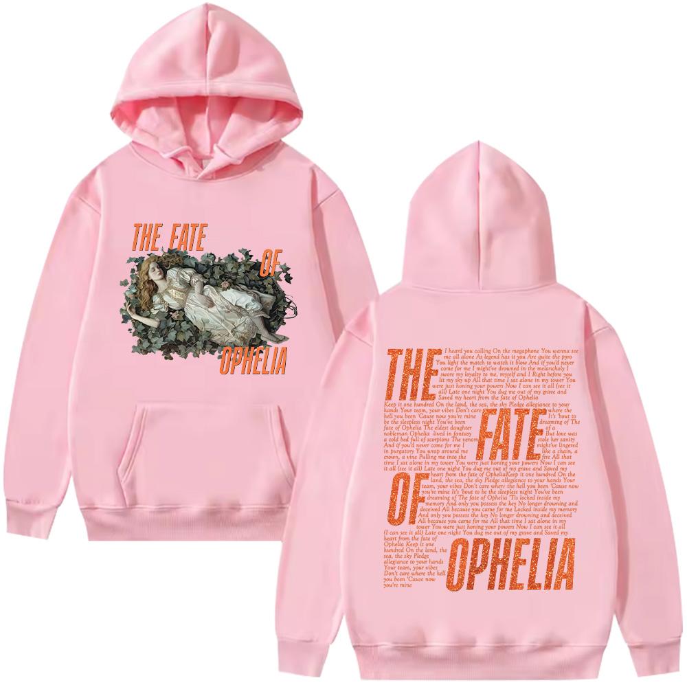 The Fate of Ophelia Lyrics Hoodie TS The Life of A Showgirl Album Graphic Clothes Women Men Fashion Retro Aesthetic Pullover Y2K