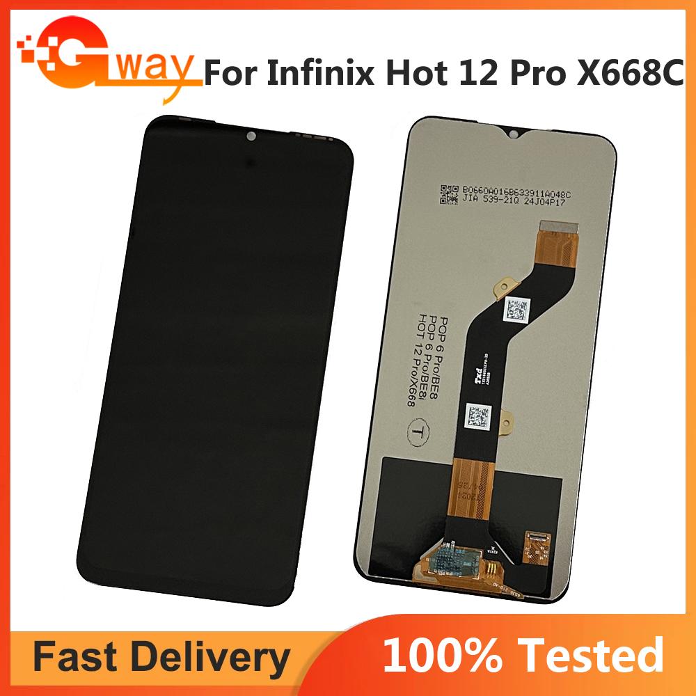 Schermo LCD e Digitizer Assemblaggio Completo Per Infinix Hot 12 Pro X668C