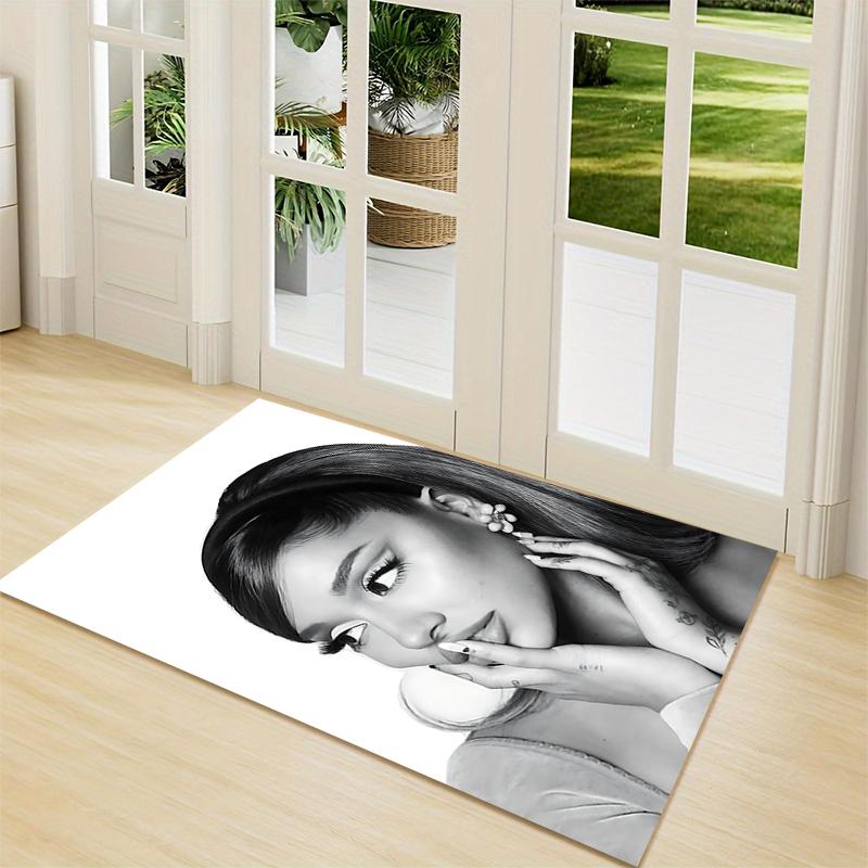 Elegant Beauty Black White Carpet Rug Soft Washable Antislip Home Living Room Sofa Mats Personalized Christmas Rug
