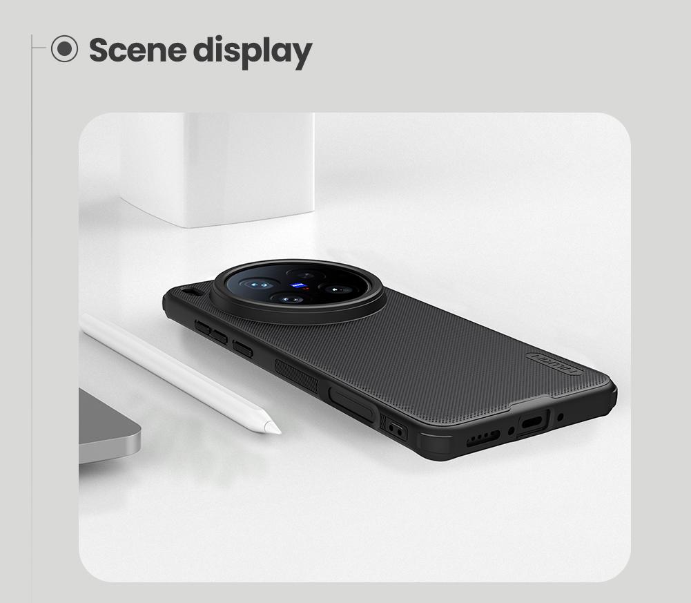 For Vivo X200 Ultra Phone Case Nillkin Super Frosted Shield Pro Hard PC+TPU Shell Shockproof Back Cover