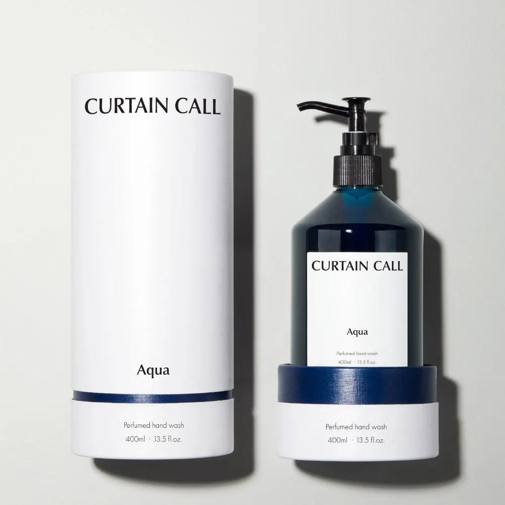 CURTAIN CALL Aqua Perfumed Hand Wash 400ml Premium Hand Sanitizer Large Size Soap