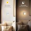 Battery Powered LED Night Light Automatic Light Sensor Light Bedside Lamp  Baby Kids Bedside