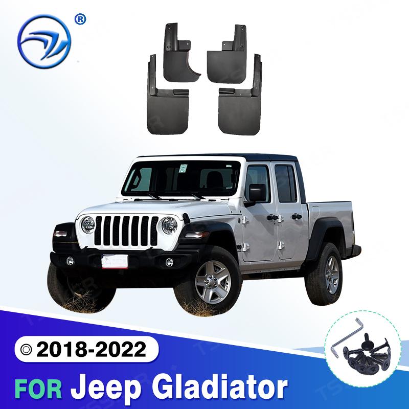

For Jeep Gladiator 2018- Mudflaps Splash Guards Mudguards Mud Flaps Fender car Accessories 2018-2022