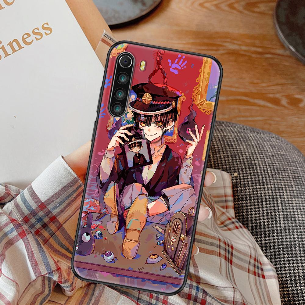 Anime Hanako Kun Phone Case For Xiaomi Redmi Note 7 8 9 10 7A 8T 9A 9T 9S 10S Pro Black Art Coque Tpu Prime Pretty Hoesjes