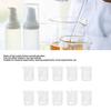 10-Piece 50ml Glass Measuring Cup and Glass Measuring Beaker Set with Graduated Scientific Glassware for Labs, Classrooms, and Home Use