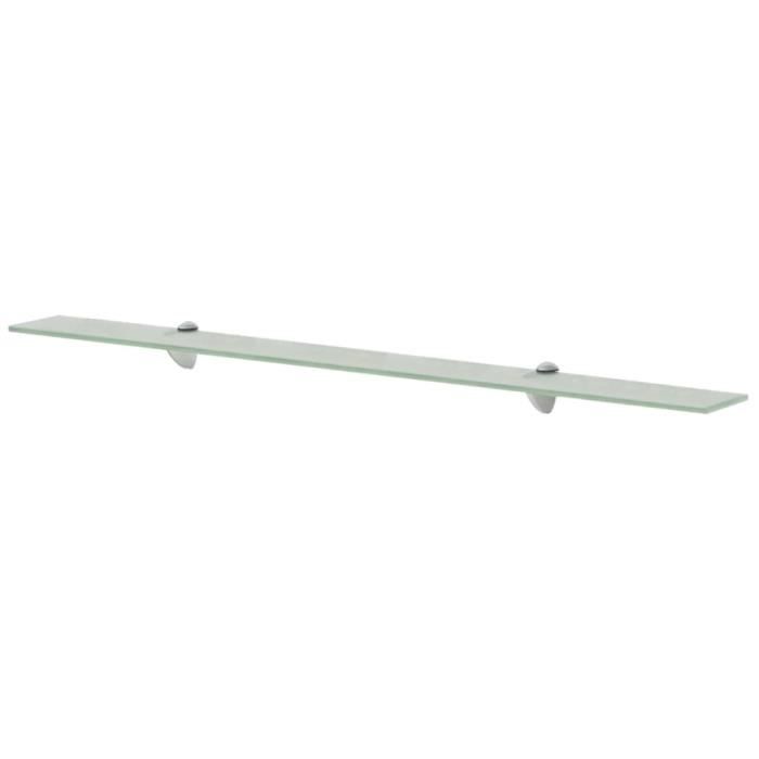 VidaXL Étagères murales 2 pcs Verre 100 x 20 cm 8 mm