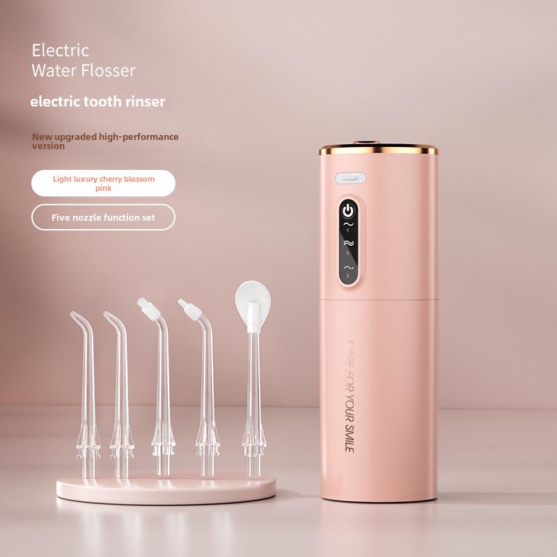 Portable Electric Water Flosser for Dental Care - Handheld Oral Cleaner