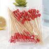 Biodegradable Bamboos Party Sticks Multipurpose Camping Utensils For BBQ Appetizers Art Projects And Table Setting