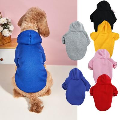 Mikina pro psy s kapucí Zimní oblečení pro psy Bunda Kabát Fleece Teplé oblečení