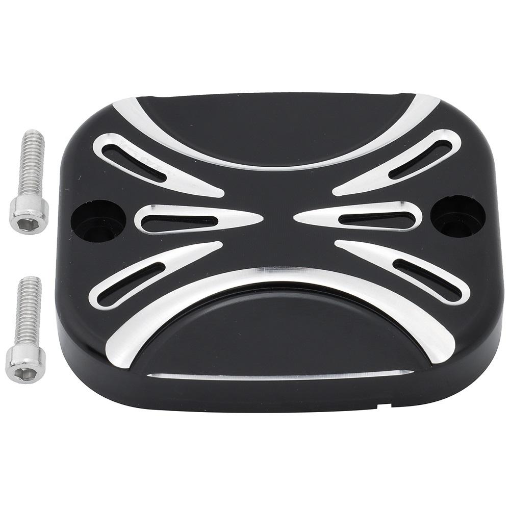 Motor Brake Master Cylinder Reservoir Cover Fluid Pump Cap Lid For Harley Touring Street Electra Glide Road King Softail Dyna
