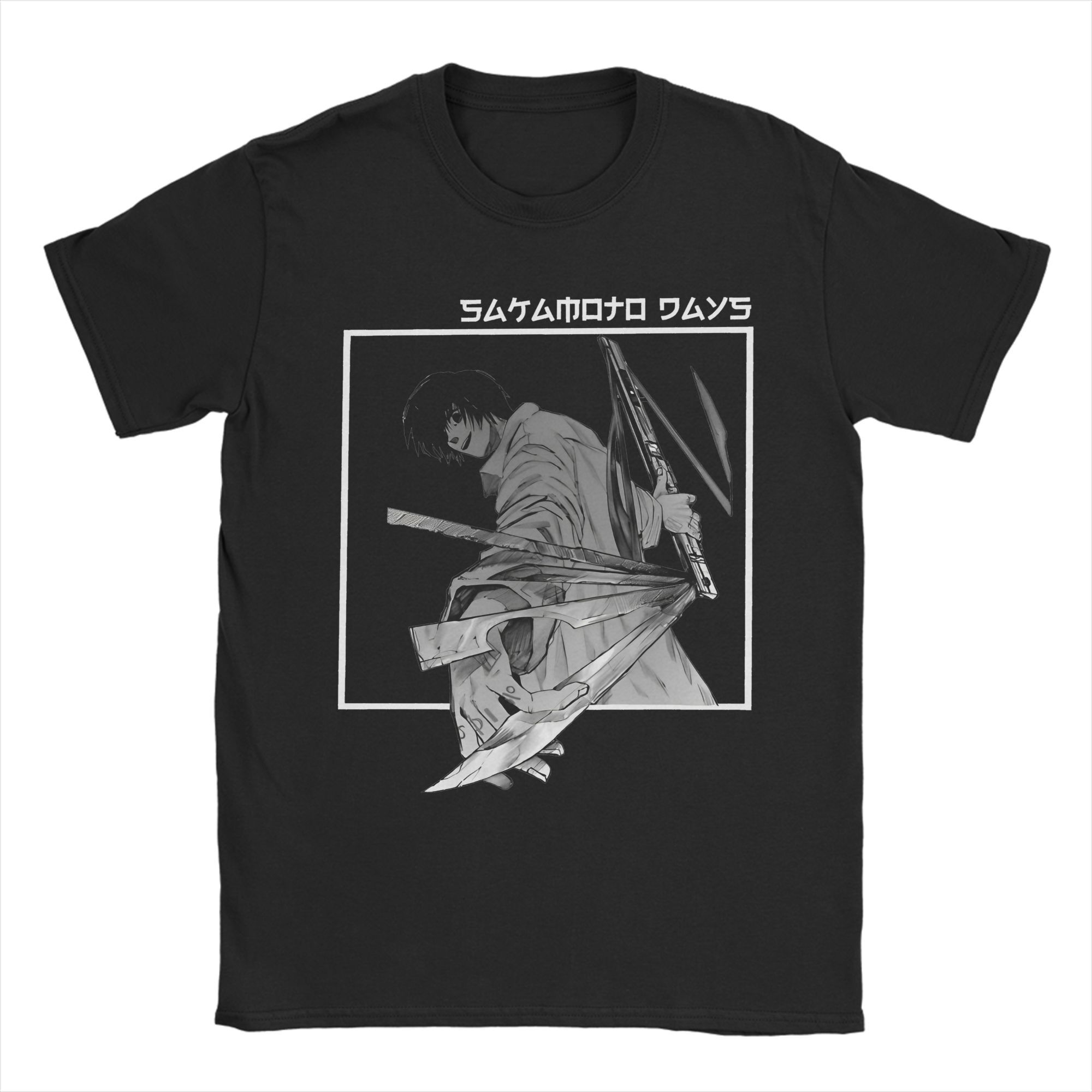 

Aesthetic SAKAMOTO DAYS- WARHOL T Shirt Men Crewneck Short Sleeve Clothes Cotton Summer Tops Shirts 4XL