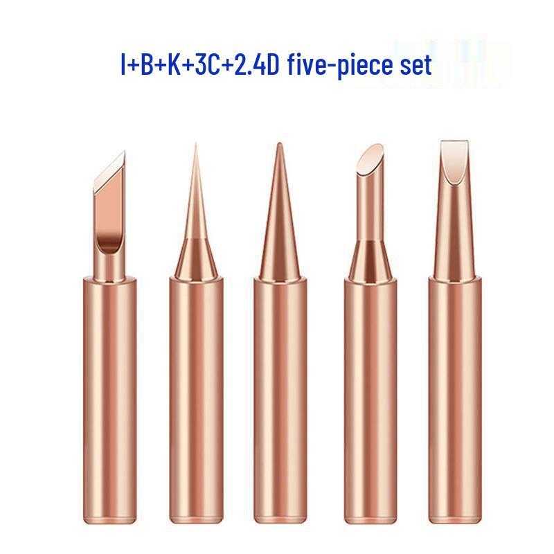 Pure Copper Soldering Iron Tip: Automatic Feeder, Non-Magnetic, Internal Heating Welding Station