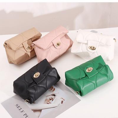 Embroidered Square Bag New Niche Design Textured Bag Women's Chain Crossbody