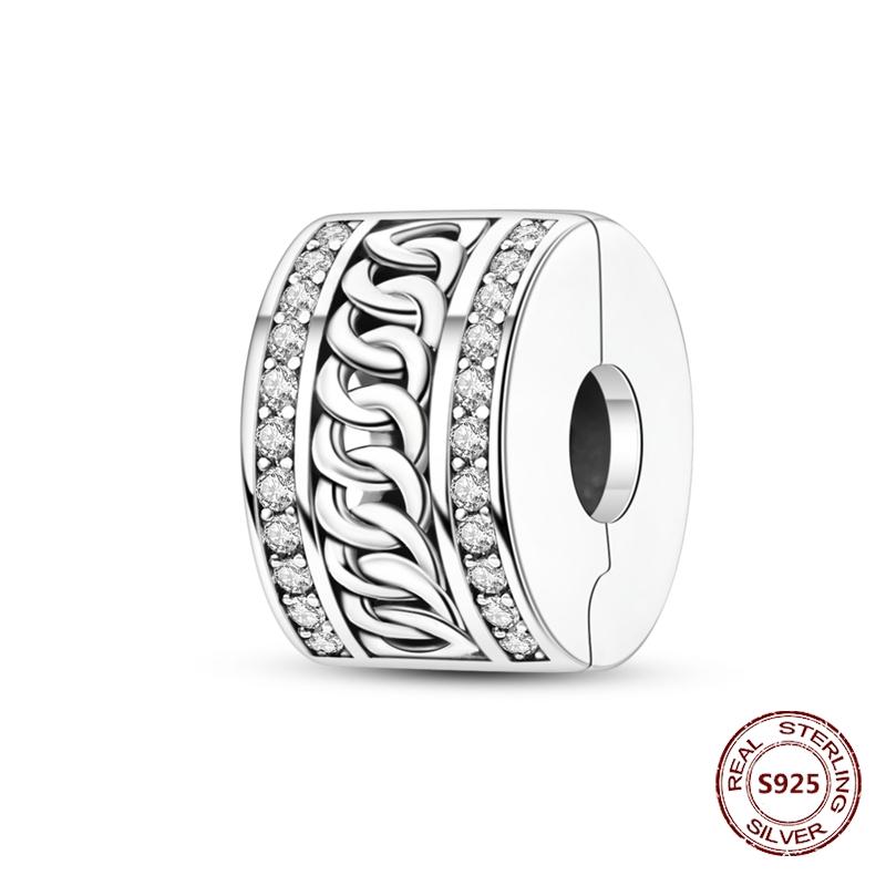 Copper Buckle Copper Charm Blue Star Moon Bead Butterfly Suitable For Original Bracelet Zircon Fine Diy Jewelry