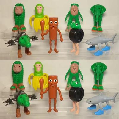 2025 Tralalero Tralala Shark Figure Toy Italian Brainrot Tung Tung Sahur Bombardiro Crocodilo Desktop Decoration Collection Doll Toy Gift