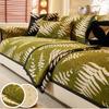 1PC Leaf Chenille Sofa Cover Mat for Living Room Home Decor Non-slip L Shaped Sofa Slipcover Universal Corner Couch Towel
