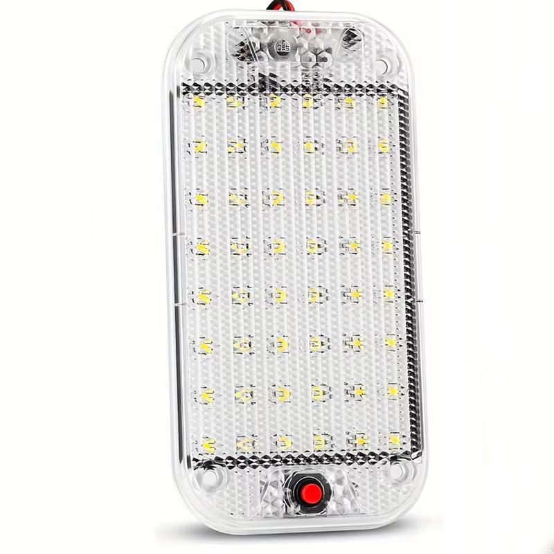 

LED RV Interior Light Car Camper Ceiling Light Universal 48LED Truck Bus Motorhome Roof Dome Lamp Camper Trunk Light With ON/OFF