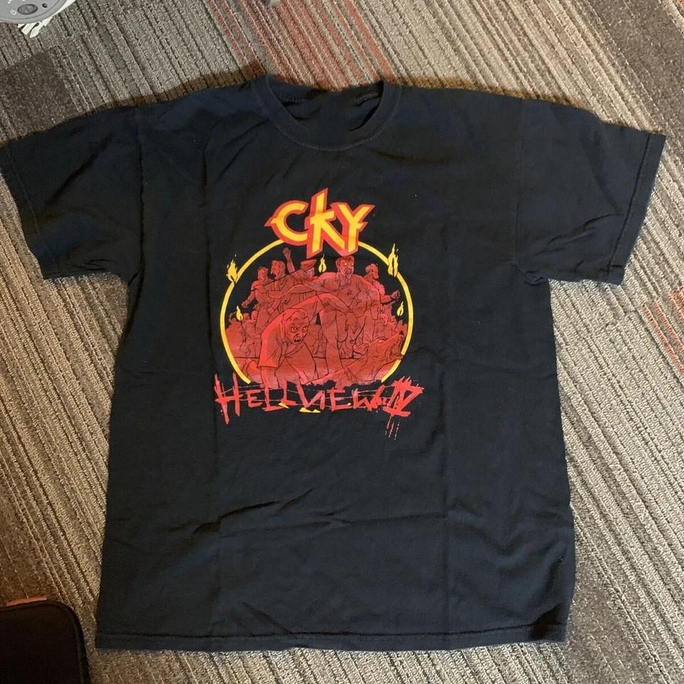 

CKY Band Gift For Fans Black TShirt Cotton All Size Unisex T-Shirt XXXXL
