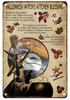 Vintage Witchery Painting Metal Signage Halloween Magic Poster Home Living Room Club Bar Hallway Art Wall Decor Iron Paintin
