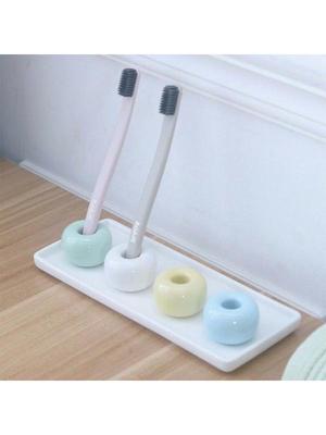 Fashion Concise Ceramic Personality Practical Durable Toothbrush Holder