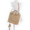 Tolle PIERRE HARDY Tragetasche Bulle Tragetasche Wildleder 2-Wege Schultertasche mit Pochette Gebraucht