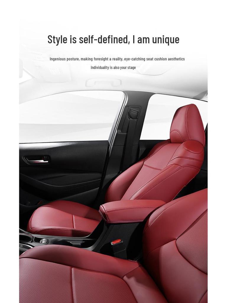 Pokrowce na siedzenia z prawdziwej skóry Toyota Corolla Cross – Pełne owinięcie, 24 modele, Kompatybilność całoroczna