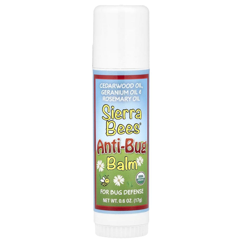 Antibug Balm Stick, Cedarwood, Geranium and Rosemary Oils, 17G(0.6Oz)