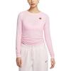 Sportswear Ribbed Pullover Fashion Short Sleeve T-Shirt Women Tops Pink Foam HV8728663