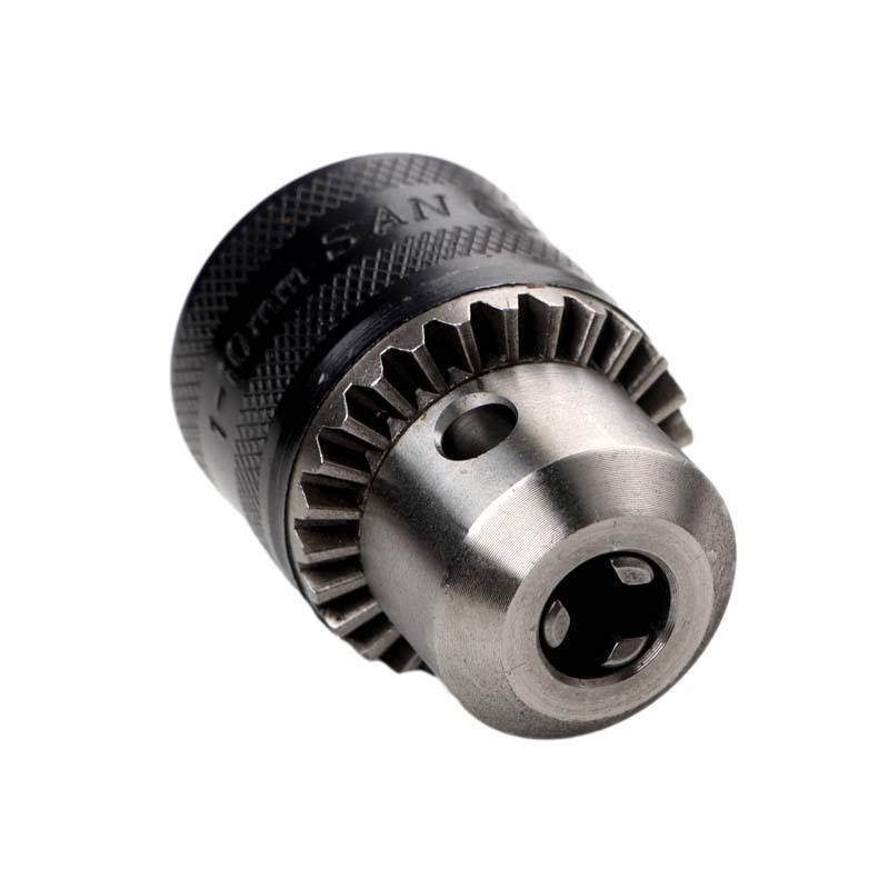 5-Piece Drill Chuck Set with Square/Round Shank, Hammer Impact Extension Rod, Power Tool Accessories, and 6-Head Wrench Conversion.