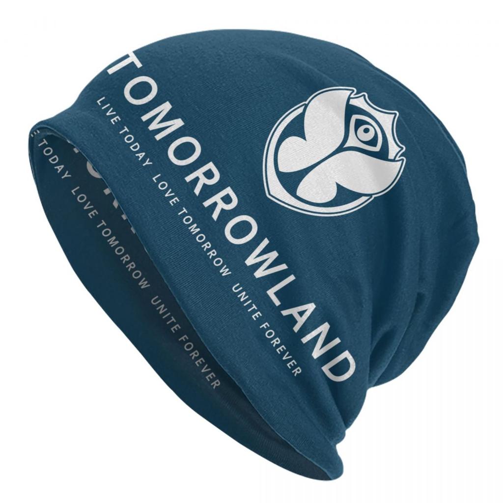 Custom Tomorrowland Skullies Beanies Caps Winter Warm Knitted Hat Unisex Belgian Electronic Dance Music Festival Bonnet Hats